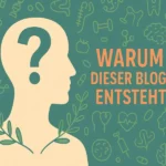 Siluette eines Kopfes mit Fragezeichen und Pflanzenmotiv vor medizinischem Hintergrund, Symbol für Nachdenken und Offenheit im Gesundheitskontext.
